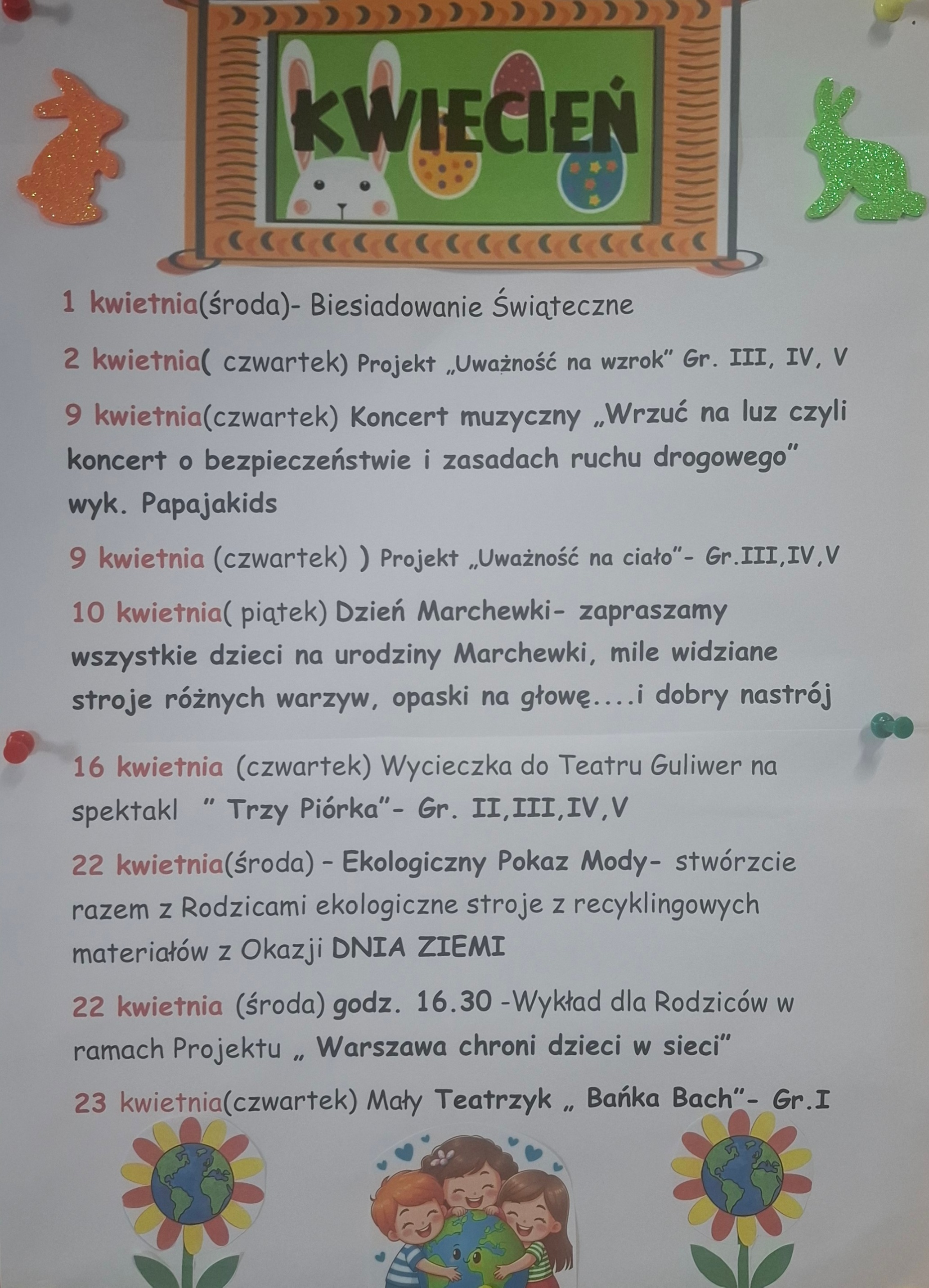 Wydarzenia kwiecień